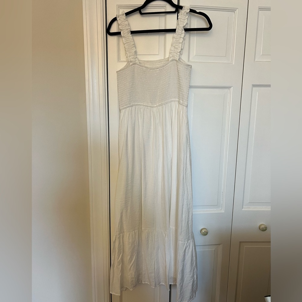 White Summery Smock Dress